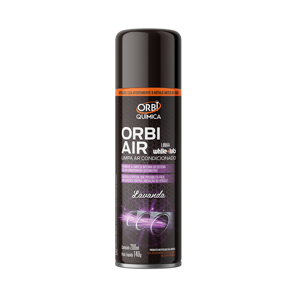 LIMPA AR CONDICIONADO LAVANDA ORBI AIR 200ML ORBI QUIMICA