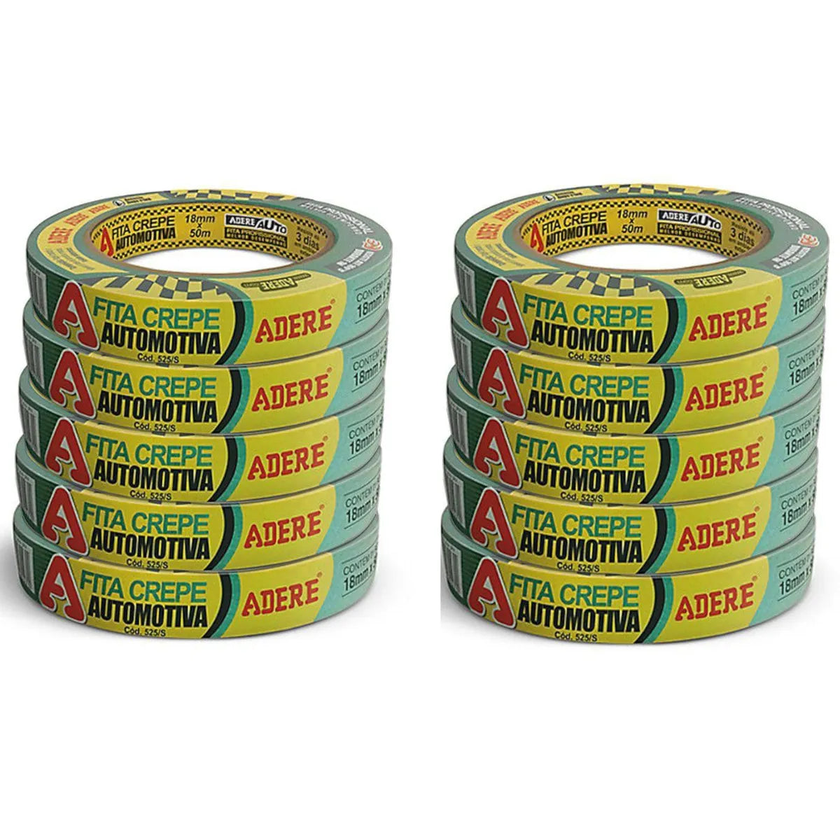KIT FITA CREPE AUTOMOTIVA 18MMX50M 32UN ADERE