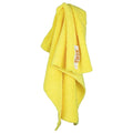 TOALHA DE MICROFIBRA AMARELA SEM BORDA CORAL FLEECE 40X60CM 450GSM KERS