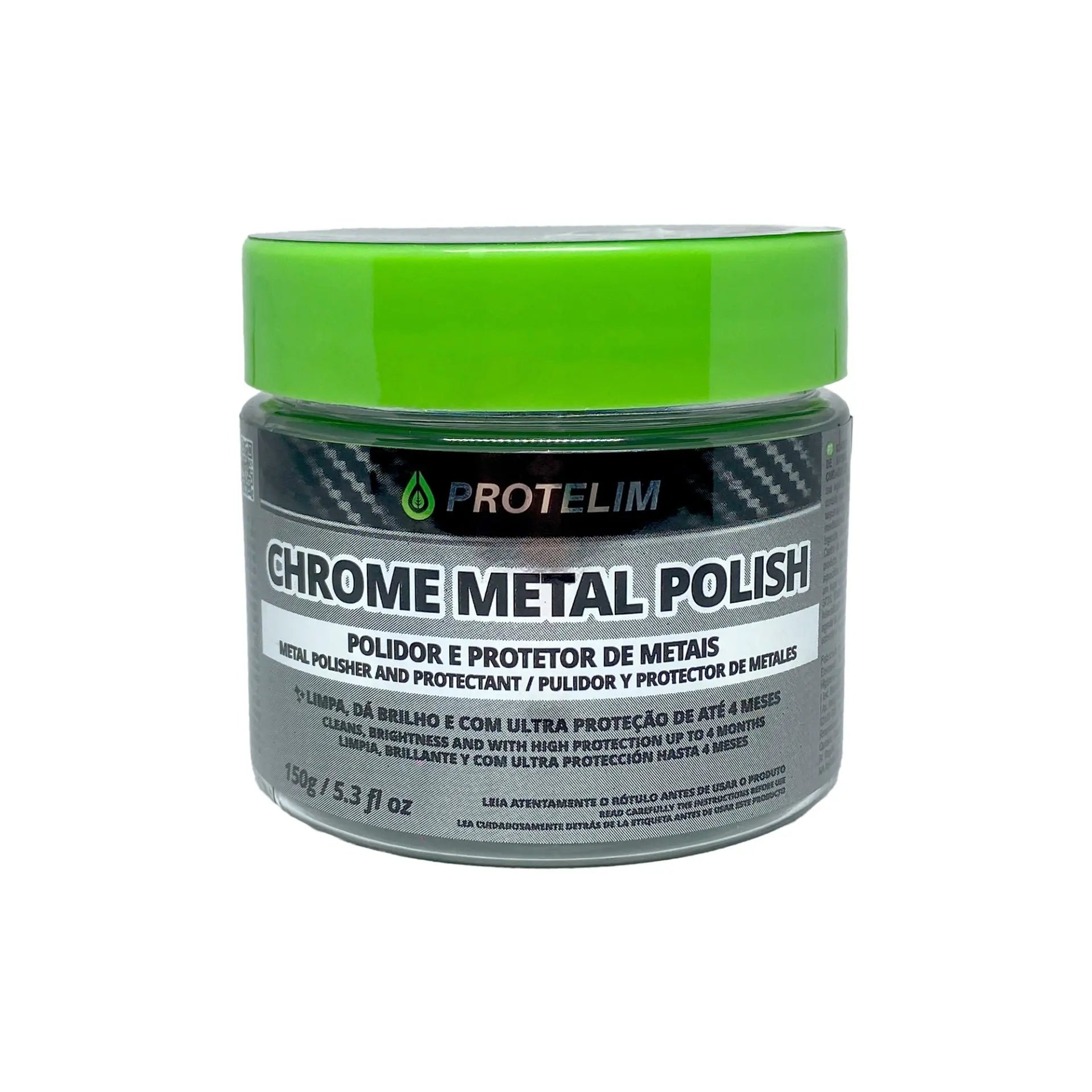 POLIDOR DE METAIS CHROME METAL POLISH 150G PROTELIM