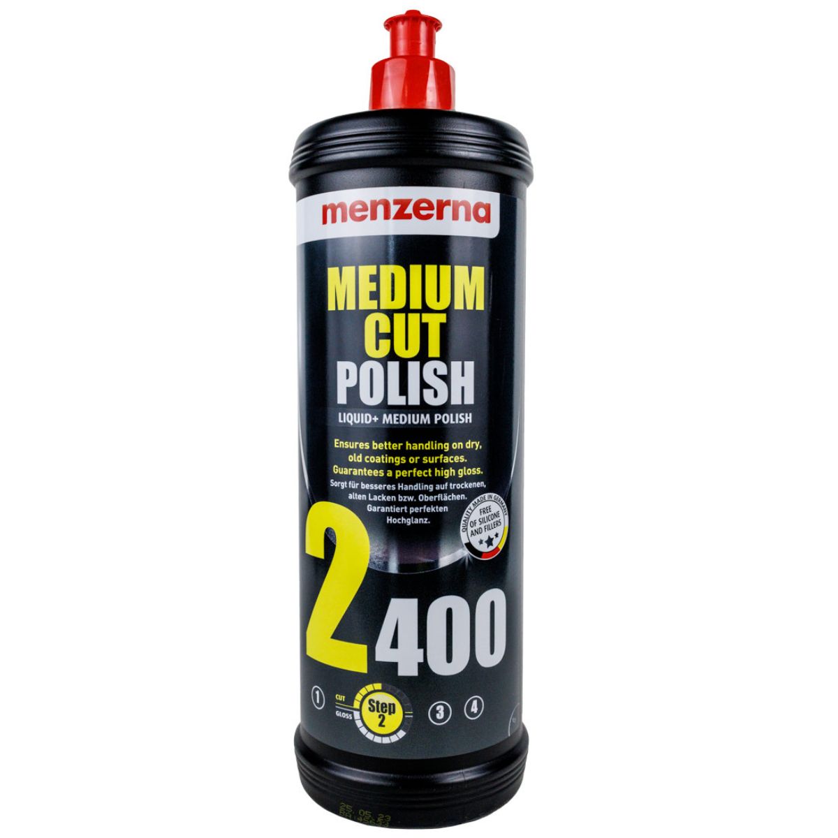 COMPOSTO DE REFINO MEDIUM CUT POLISH 2400 1L MENZERNA