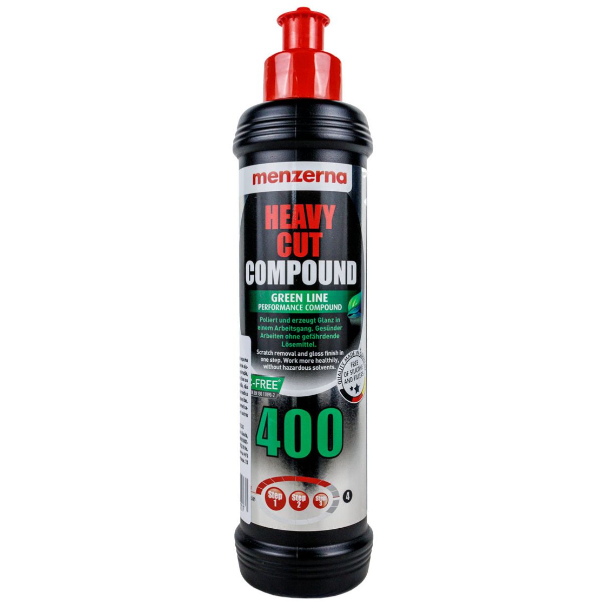 COMPOSTO HEAVY CUT COMPOUND 400 GREEN LINE 250ML MENZERNA