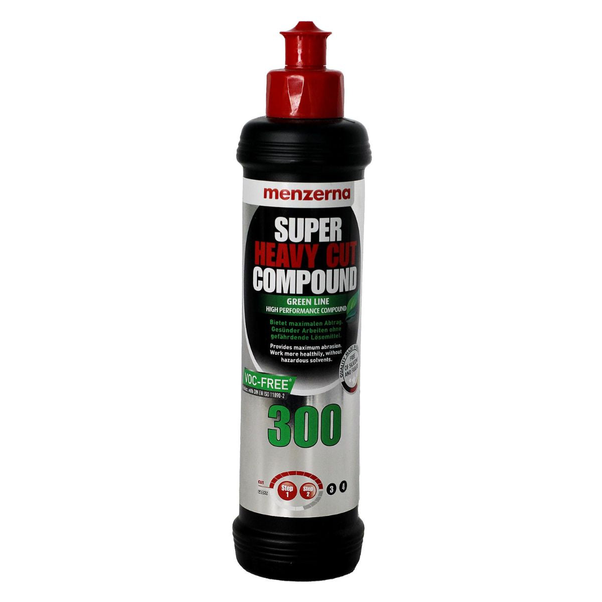 COMPOSTO SUPER HEAVY CUT COMPOUND 300 GREEN LINE 250ML MENZERNA