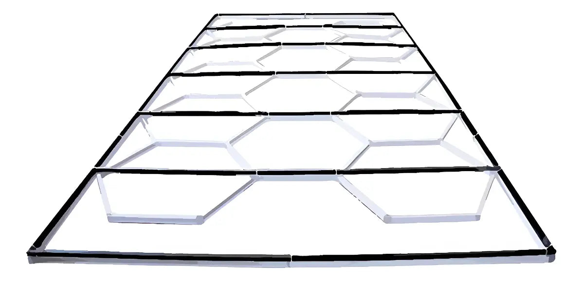 GABARITO PARA ILUMINACAO COLMEIA LED 4 BARRAS - KERS