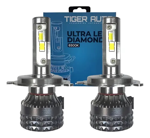 LED DIAMOND 6500K H1 16V LUM 8000 60W COOLER/REAT/CANCELLER TIGER AUTO