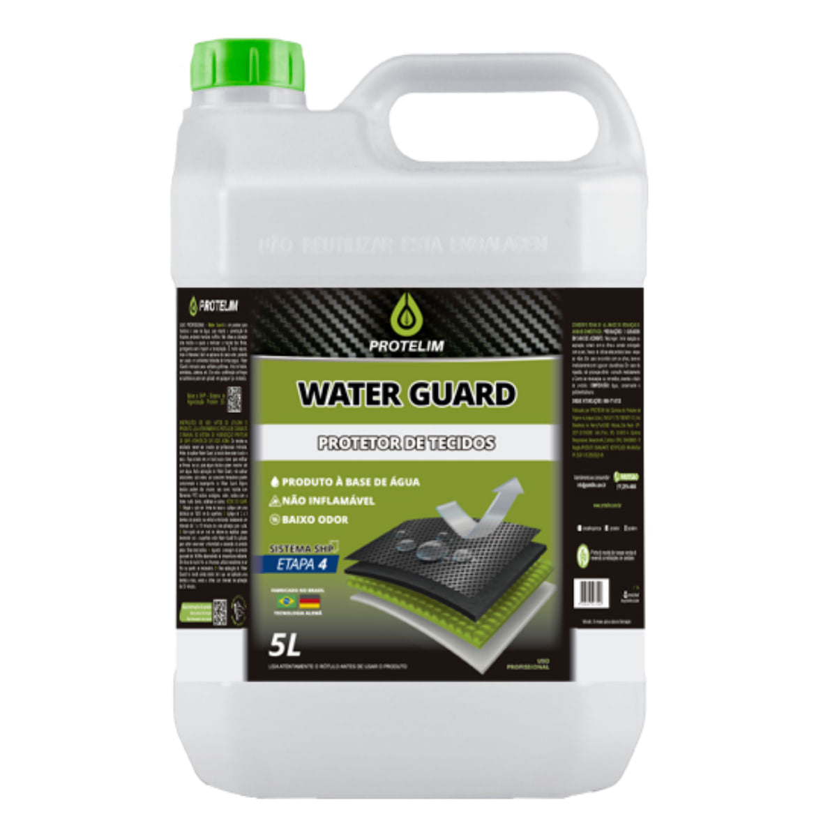 IMPERMEABILIZANTE DE TECIDOS A BASE D'AGUA WATER GUARD 5L PROTELIM