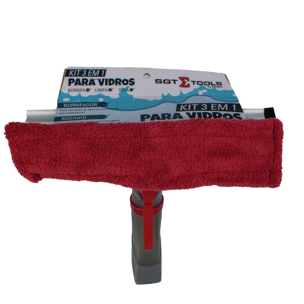 KIT 3 EM 1 PARA VIDRO SIGMA TOOLS