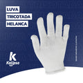 LUVA TRICOTADA BRANCA KALIPSO