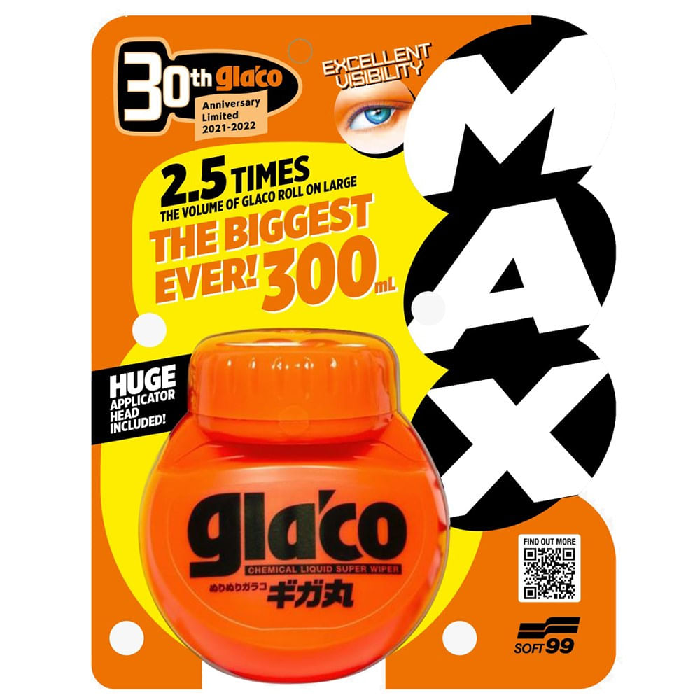 MAX GLACO REPELENTE DE AGUA 300ML SOFT99