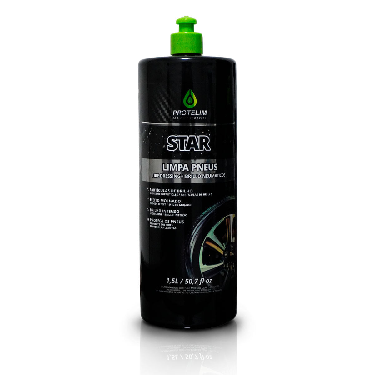 PRETINHO LIMPA PNEUS STAR 1,5LT PROTELIM