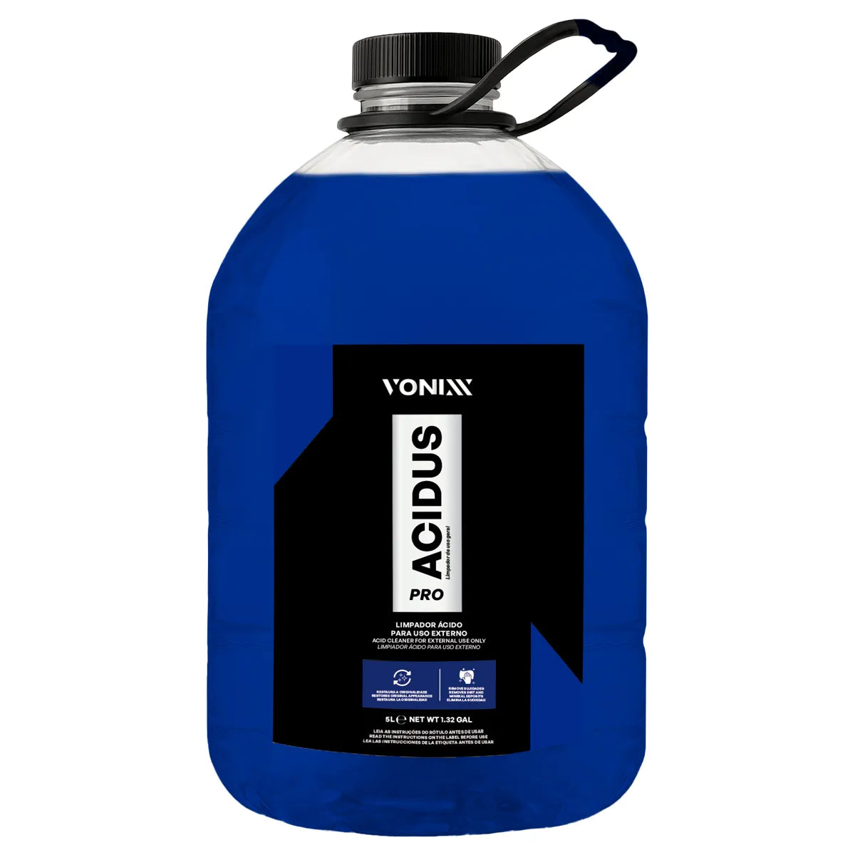ACIDUS FAST LIMPADOR ÁCIDO EXTERNO 5L VONIXX