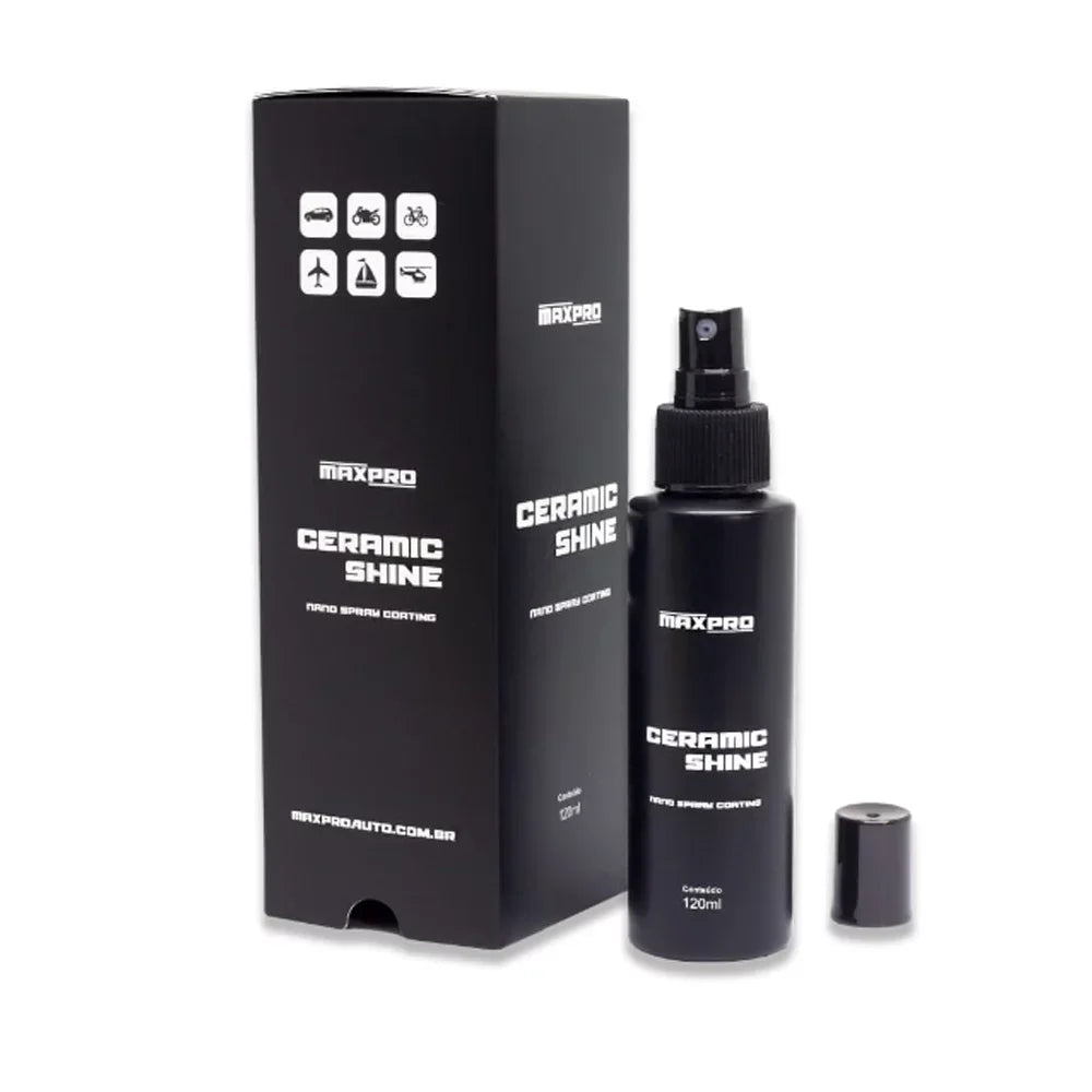 MANUTENCAO E SELANTE DE PINTURA A BASE DE SiO2 CERAMIC SHINE 120ML MAXPRO