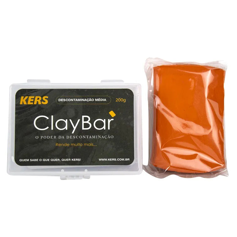 CLAY BAR DESCONTAMINACAO MEDIA 200G KERS