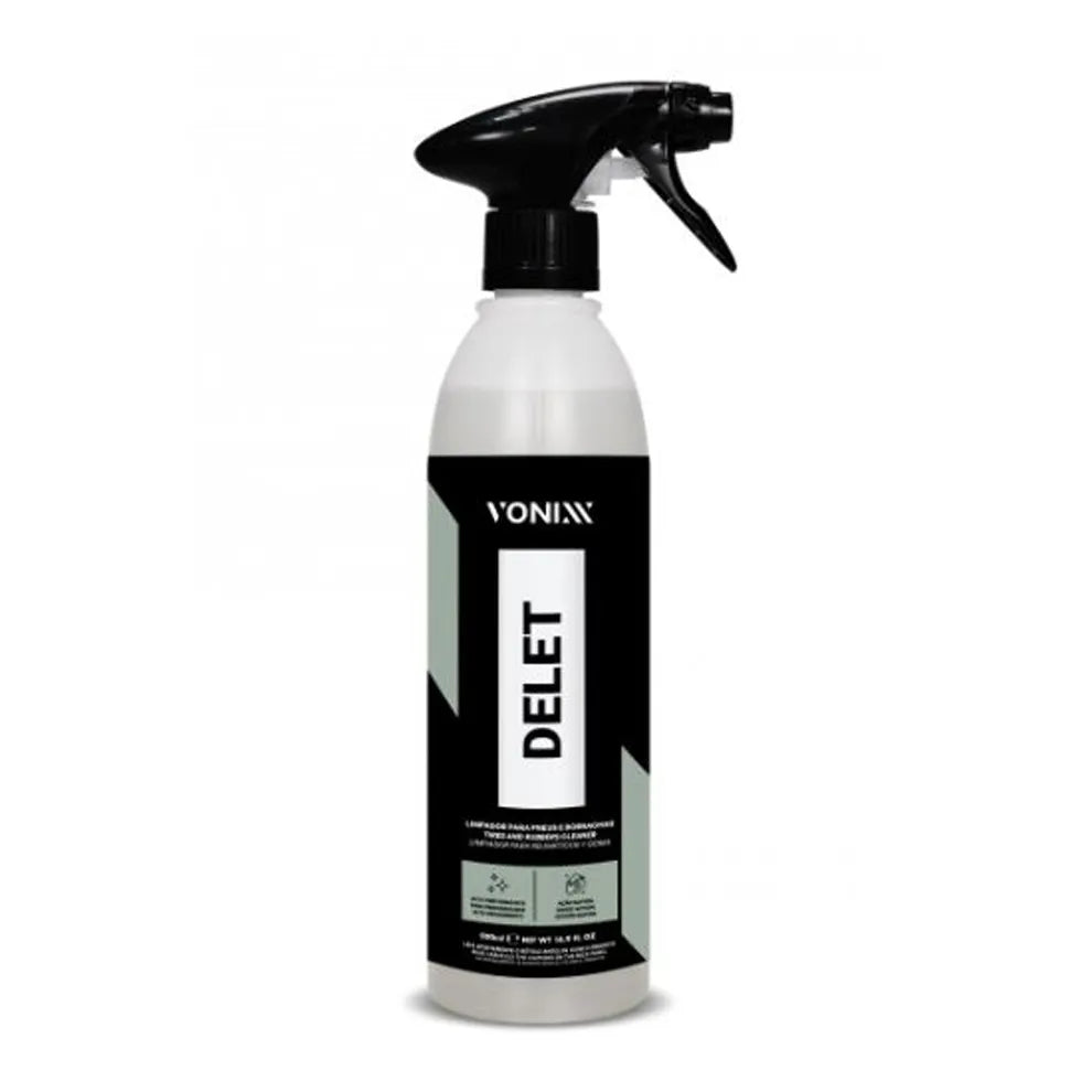 DELET LIMPADOR PARA PNEUS E BORRACHAS 500ML VONIXX