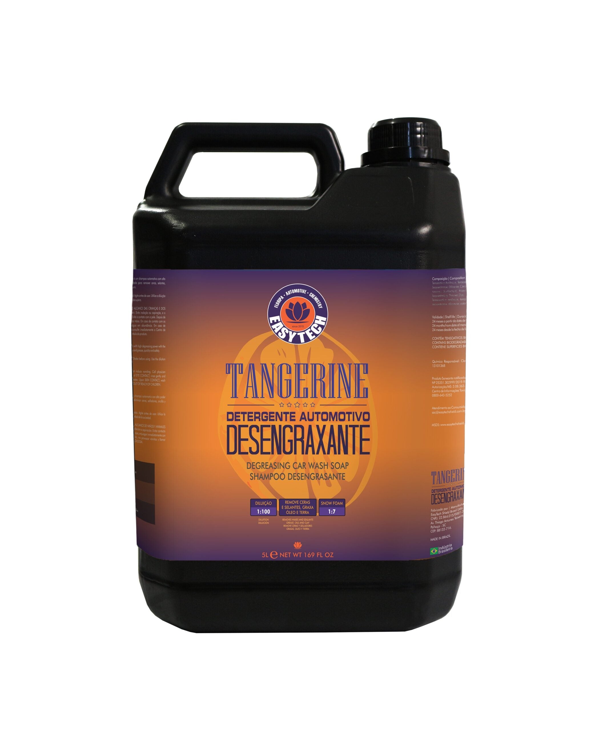 TANGERINE SHAMPOO DESENGRAXANTE 5LT EASYTECH