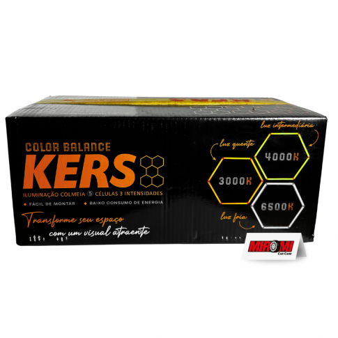 SISTEMA DE ILUMINAÇàO COLMEIA 5 CELULAS COLOR BALANCE BIVOLT 3 CORES KERS