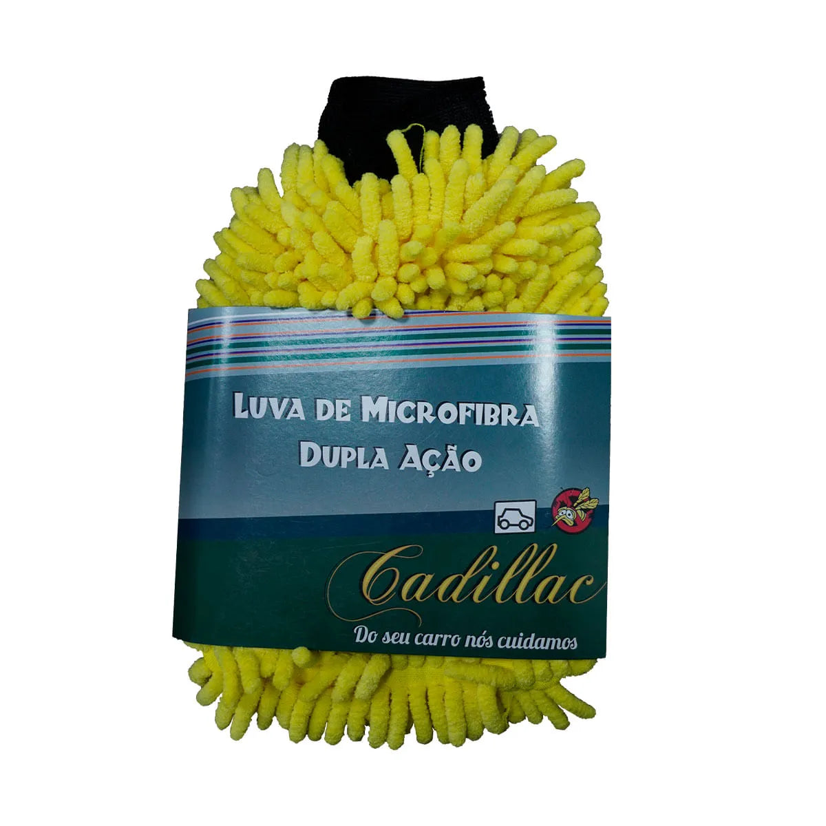 LUVA DE MICROFIBRA DUPLA AÇàO AMARELA DETAILER