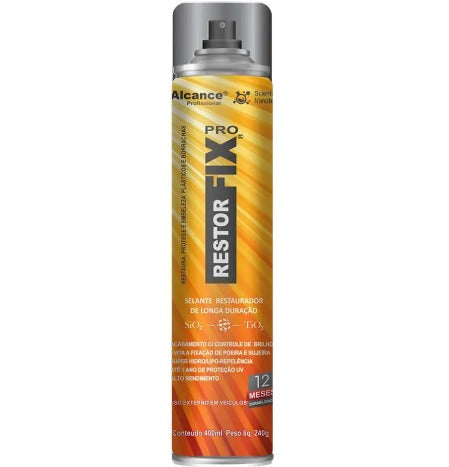 SELANTE RESTAURADOR DE PLÁSTICOS RESTORFIX AEROSSOL 400ML ALCANCE