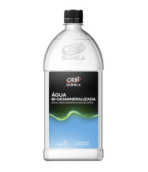 AGUA DESMINERALIZADA P/ BATERIAS E RADIADORES 1L ORBI QUIMICA
