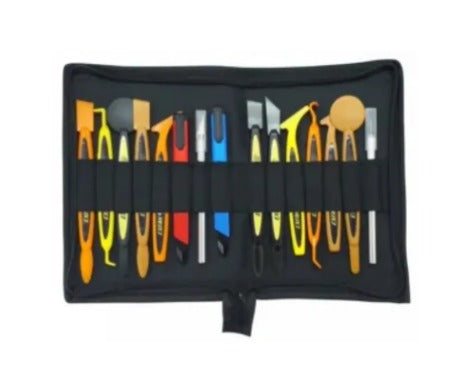 ESTOJO DE ESTILETE PROFISSIONAL VELCRO 63-2131 EXFAK