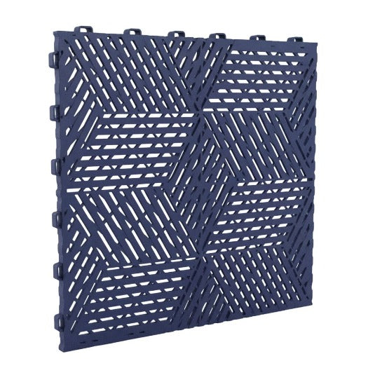PISO MODULAR CUBO AZUL ESCURO MODELO NOVO 30x30CM DETAILER (UNIDADE)