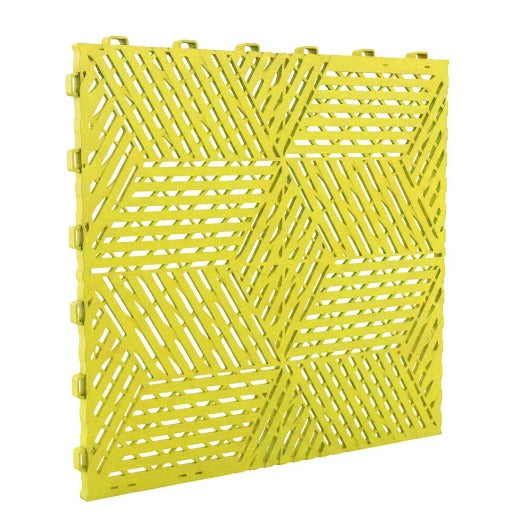 PISO MODULAR CUBO AMARELO MODELO NOVO 30x30CM DETAILER (UNIDADE)