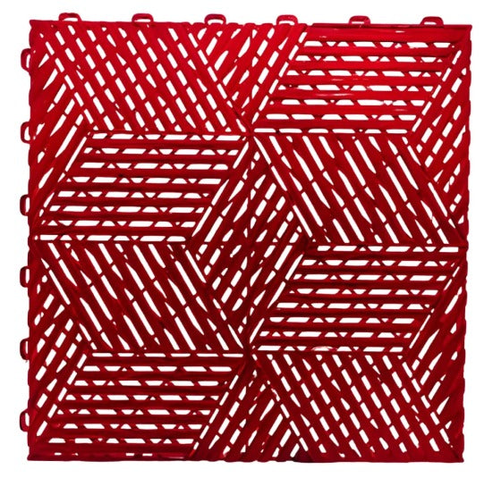 PISO MODULAR CUBO VERMELHO MODELO NOVO 30x30CM DETAILER (UNIDADE)
