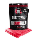 TOALHA DE MICROFIBRA - DB TOWEL 350 GSM 40X40CM VERMELHA DUB BOYS