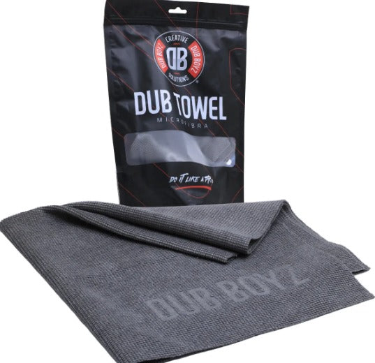 TOALHA DE MICROFIBRA - DB TOWEL GLASS 320GSM 40X40CM CINZA DUB BOYS