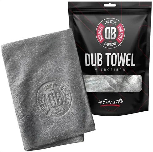 TOALHA DE MICROFIBRA - DB TOWEL 350GSM 40X40CM CINZA DUB BOYS