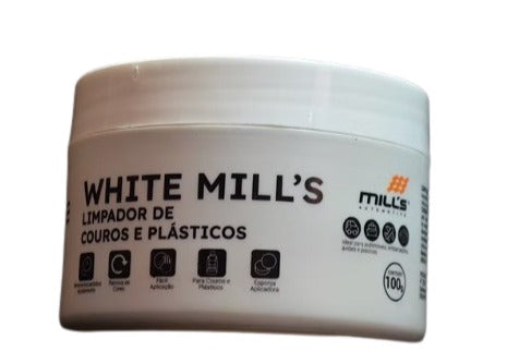 WHITE MILLS LIMPADOR DE PLÁSTICOS E COURO 100G MILLS