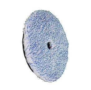 BOINA DE MICROFIBRA BRANCA E AZUL 5 POLEGADAS KERS