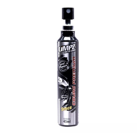 AROMATIZADOR AUTOMOTIVO SPRAY COURO PREMIUM 45ML LIMPZ