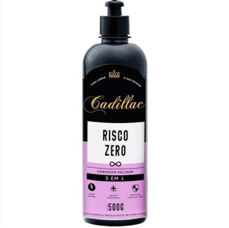 COMPOSTO POLIDOR RISCO ZERO 3 EM 1 500G CADILLAC
