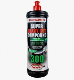 COMPOSTO SUPER HEAVY CUT COMPOUND 300 GREEN LINE 1 LITRO MENZERNA