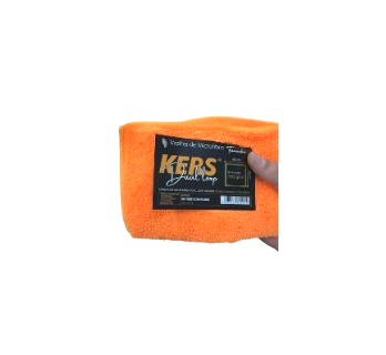 TOALHA DE MICROFIBRA DUAL LOOP NEON FIBER COM BORDA 40X40CM 360GSM KERS