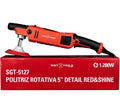 SGT5127 POLITRIZ ROTATIVA 5 POL DETAIL RED E SHINE 1.200 WATTS 220V SIGMA TOOLS