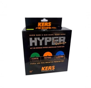 KIT DE BOINAS HYPER 3UN CORTE - LUSTRO E REFINO 5 POL KERS