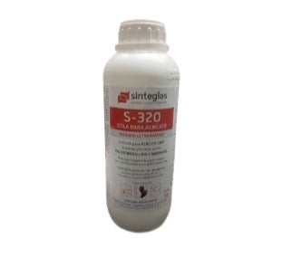 S-320 COLA PARA ACRÍLICO 1L SINTEGLAS