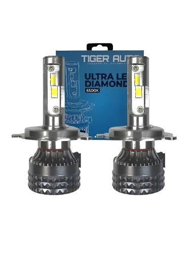 LED DIAMOND 6500K H4 16V LUM 8000 60W COOLER/REAT/CANCELLER TIGER AUTO
