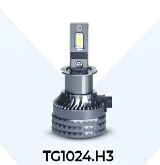 PAR  DE LANTERNAS LED DIAMOND H3 6500K 8000 LUMENS 16V 60W TIGER AUTO