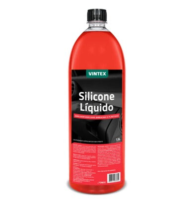 SILICONE LÍQUIDO ABRILHANTADOR DE PLÁSTICOS E BORRACHAS 1,5L VINTEX