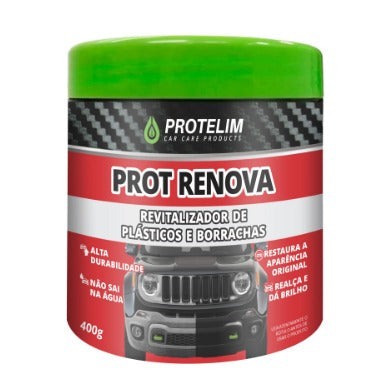 REVITALIZADOR DE PLÁSTICOS E BORRACHAS PROT RENOVA 400g PROTELIM