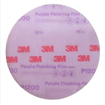 LIXA DISCO A SECO P1200 PURPLE FINISHING FILM 260L 3M