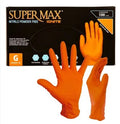 LUVA NITRILICA LARANJA IGNITE G 100UN SUPERMAX