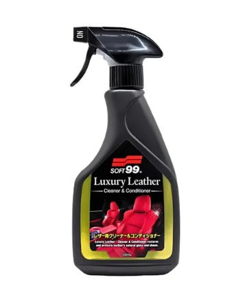 LIMPADOR E HIDRATANTE DE COURO NATURAL LUXURY LEATHER 500ML SOFT99