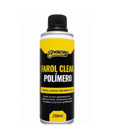 FAROL CLEAR POLIMERO 250ML DETAILER