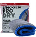 MICROFIBRA DE SECAGEM PREMIUM CINZA 60x90CM 600GSM LINCOLN
