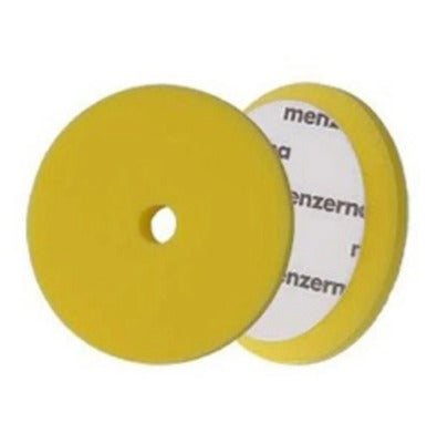 MEDIUM CUT FOAM PAD BOINA DE ESPUMA MEDIO AMARELA 5 POLEGADAS 150MM MENZERNA