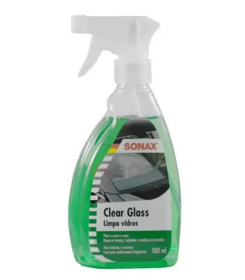 LIMPA VIDROS, FAROIS E ESPELHOS CLEAR GLASS BR 500ML SONAX